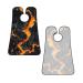Molten Magma Print Beard Bib Apron | Non-Stick Hair Catcher for Men | Perfect Shaving Gift | One Size Black - Buy Online on GoSupps.com
