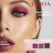 Pupa Milano Vamp! 4 Eyeshadow Palette - Vibrant Plum 004 | Talc-Free Easy Blend Eye Makeup with Matt Satin & Metallic Finishes - International Shipping Available - Buy Online on GoSupps.com