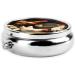 Farm Chickens Printed Mini Round Pill Box | 3 Compartment Portable Pill Organizer for Travel Home & Office - Buy Online on GoSupps.com
