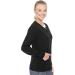 Med Couture Women's Active Collection Warm Terrain Warm Up Jacket - Medium, Black - Buy Online on GoSupps.com