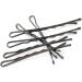 200 HAIRGRIPS TRIPLE WAVE BLACK hair grips clips SALON SLIDES BOBBY PINS - Buy Online on GoSupps.com