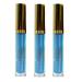 Pack of 3 Milani Stellar Lights Holographic Lip Gloss Iridescent Blue 02