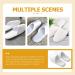 Vaguelly 4 Pairs Disposable slippers cotton slippers travel slippers mens slippers indoor disposable hotel slipper for men one off hotel slippers one off spa slippers at home man 4pairs White - Buy Online on GoSupps.com