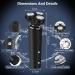 LOPHE Electric Shavers for Men Cordless Wet and Dry Electric Razors for Shaving Rechargeable 3D Electric Rotary Shaver Grooming Kit with Travel Storage Box IPX7 Waterproof for Home Travel - Buy Online on GoSupps.com