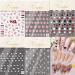 Art Decorations DIY Salon Nail Supplies Peach Heart Design Cloud Nail Art Sticker Heart Nail Sticker 5D Nail Sticker Nails Sticker for Summer - Buy Online on GoSupps.com
