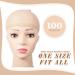 100 Pack Beige Nylon Wig Caps - Lightweight & Breathable Stocking Caps for Secure Hair Styling - Buy Online on GoSupps.com