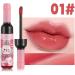 Lipliner Lip Gloss Wine Red Liquid Lip Gloss with Matte Finish Long Lasting Waterproof for Women and Girls Beauty Makeup Look 01 A - Buy Online on GoSupps.com