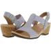 Vionic Women's Paradise Kaytie Backstrap Wedges - Blue Haze - Medium Fit 6 - Buy Online on GoSupps.com
