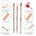 Stainless Steel Cuticle Pusher & Gel Polish Peeler - Pink | Nail Cleaner Pedicure Manicure Tool - Buy Online on GoSupps.com