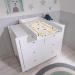 Collowesse Baby Changing Mat 79x47cm | Waterproof Portable Foldable with Raised Edges | Grey Bee Design - Buy Online on GoSupps.com