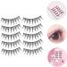 MAGICLULU 20 Pairs Fake Eyelashes Reusable Black Eyelashes Natural Lashes False Eyelashes Lashes Natural Look Short Fake Lashes Natural Soft Light Fake Lash Mango Fiber Set Slim - Buy Online on GoSupps.com