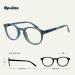 Opulize Zen Reading Glasses - Small Round Frame Scratch-Resistant Turquoise - Spring Hinges for Men & Women - +3.50 Diopters - Buy Online on GoSupps.com