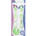 Chicco Training Toothbrush Set - Includes Toothbrush & Massage Brush for 4M+ Green | International Shipping Available - Buy Online on GoSupps.com