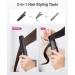 Cordless 2-in-1 Hair Straightener & Curler - Portable Mini Iron with 5000mAh Battery USB-C Rechargeable 15s Fast Heating - Perfect for Travel - Gray - Buy Online on GoSupps.com