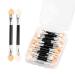 Xixkolyu 20 pieces of eyeshadow brush sponge eyeshadow brush eyeshadow brushes double -sided color disposable eyeshadow applicator eyeshadow brush