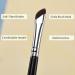RMISODO 2 Pcs Angled Eyeliner Brush Set - Professional Slanted Eye Shadow Brushes for Precise Gel Eyeliner Application - Buy Online on GoSupps.com