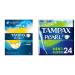 Tampax Pearl Regular Tampons with Applicator 24 pieces & Tampons Pearl Super 24 pieces