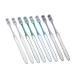 Minkissy travel toothbrush portable bristles hard plastic hard plastic for men camping big head light household portable teeth small toothbrushes 8 pieces