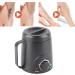 Wax Warmer Hair Removal Wax Heater Adjustable Temperature Electric Reusable for Home for Hair Removal (EU Plug 200V) - Buy Online on GoSupps.com