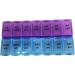 Weekly Pill Organizer | 14 Compartments Medicine Box | 7 Day Pillbox for Vitamins Fish Oil Supplements | Arthritis Friendly - Buy Online on GoSupps.com
