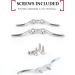 Atibin Stainless Steel Deck Hardware Dock Cleats - 2-1/2inch Base - 4pcs Set for Kayak, Boat, Marine Mooring - Buy Online on GoSupps.com