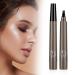 3D Magic Microblading Eyebrow Pencil 2024 Upgraded Eye Brow Contouring Pen with 4 Tip Waterproof Eyebrow Pencil Fine Stroke Eyebrow Pen Makeup Long-Lasting Eyebrow Pencil (2pcs Gray Brown)