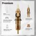 50pcs Assorted Tattoo Cartridge Needles - Curved/Round Magnum Shader - 7RM 9RM 11RM 13RM 15RM - Disposable & Soft Edge - #10 Bugpin RM - EN02-50KIT-T - Buy Online on GoSupps.com