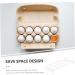 Zerodeko Refrigerator Eggs Egg Storage Container Egg Holder Egg Carrier Egg Rack Trash Can Large - Buy Online on GoSupps.com