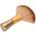Soft Large Fan Shaped Salon Stylist Barber Neck Face Duster Hair Brush Hair Cutting Tools Gold Aluminum and Wooden Handle and Relaxe Gentle and Secure This Neck Face Duster - Buy Online on GoSupps.com