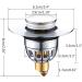 Convenient Sink Stopper Versatile Sink Plug Bathroom Plug Suitable for Various Sinks Effortless Maintenance Bath Plug - Buy Online on GoSupps.com
