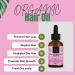 Organic Hair Growth Oil 4 fl oz - Rosemary & Saw Palmetto | Natural DHT Blocker Reduces Hair Loss Strengthens Roots | Unscented All Hair Types Unisex - Buy Online on GoSupps.com