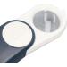 10X Pocket Magnifying Glass Double Layer Lenses Folding Handheld Mini Magnifier Keyring with LED Light for Reading Inspection Elderly - Buy Online on GoSupps.com