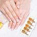 Reusable Gold Nail Extension Forms - 5pcs | Nail Art Manicure Accessory for Salon & Home Supply - Buy Online on GoSupps.com