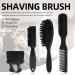 QUR 4 PCS Black Shaving Brush Set - Luxurious Professional Barber Tools for Men | International Shipping - Buy Online on GoSupps.com