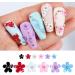 3D Flower Nail Charms Set - TEOYALL Acrylic Flowers with Gold and Silver Caviar Beads for Manicure DIY Decorations - Buy Online on GoSupps.com