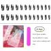 Fairvir False Nails Bling Artificial Metallic Mirror Sliver Full Cover Acrylic Fake Nails Fashion Party Clip on Nails for Women and Girls - Buy Online on GoSupps.com