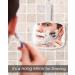 PROTECLE Hand Mirror - Handheld Makeup Mirror for Barber Hairdressing - Square White 10.3x7.4 - Buy Online on GoSupps.com