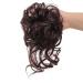 Shop #33 Bronze Brown Hair Part Hair Tie Updos | Messy Bun Scrunchies & Extensions for Women & Girls - Buy Online on GoSupps.com