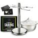 Excellent Razor Stand Kit - Safety Razor Stand Regular Razor Stand Shaving Bowl Soap Puck Razor Stand For Razor + Brush Protect Your Razor & Brush Organize Your Bathroom Make Your Woman Happy Fits Regular or Safety Razor