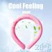 Neck Cooling Ring - Multipurpose Neck Cooling Wrap | Neck Cooling Tube For Summer | Neck Cooler Tube With Portable Design | Lightweight Neck Cooling Tube For Outdoor | Reusable Neck Cooler Pink - Buy Online on GoSupps.com