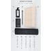 Qiming Wenfang Chinese Calligraphy Brush Set with Portable Roll-up Mat - 5pcs Set (9cm) - Buy Online on GoSupps.com