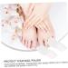 Housoutil 30pcs Nail Case Manicure Art Varnish Protector Manicure Nail Finger Nail Protector Nail Varnish Tip Nail Polish Varnish Tip Nail Protectors Skincare Tool Plastic Manicure Set White 4x2cm White - Buy Online on GoSupps.com