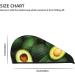 Super Absorbent Fresh Avocados Microfiber Hair Towel Wrap for Women | Quick Dry Coral Velvet Cap for Long Curly & Thick Hair - Buy Online on GoSupps.com