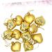 Alipis 2 Boxes Ornament Christmas Tree Decorations Sailor Hat Decorative Pendant Decorate Wreath Love Golden 4.5X4.5cm - Buy Online on GoSupps.com