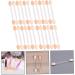 SOESFOUFU 50pcs Two-color Eyeshadow Brush Professional Eyeshadow Accessories Concealer Latex Head White - Buy Online on GoSupps.com