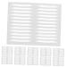FOMIYES 30 Sheets Eyelid Transparent White Tapes Double-Side Double Sides Creative Stickers Practical 2.7x0.4x0.1cm White