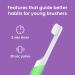 Buy Quip Sonic Toothbrush for Kids - Glow in the Dark Green Extra Brush Head Travel Cover Soft Bristles 3-Month Battery Life - Ships Worldwide - Buy Online on GoSupps.com