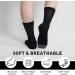 ZAKASA Diabetic Socks for Men & Women - Cotton Non-Binding Ankle Socks Extra Wide Loose Top (4 Pairs Sizes 5-9 | 10-13) - Comfortable & Supportive - Buy Online on GoSupps.com
