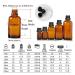 3 Amber Glass Refillable Bottles for Essential Oils - 30 ml Attar Vials with Black Cap | Perfect for Perfume Aromatherapy & DIY Makeup Accessories - Buy Online on GoSupps.com