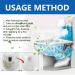 Toilet Bowl Cleaner 12pcs Toilet Cleaner Tablets Fizzy Foam Toilet Cleaner for Fresh Effective Toilet Limescale Remover Toilet Cleaning Heavy Duty Active Toilet Stain Remover Foaming Toilet Descaler - Buy Online on GoSupps.com